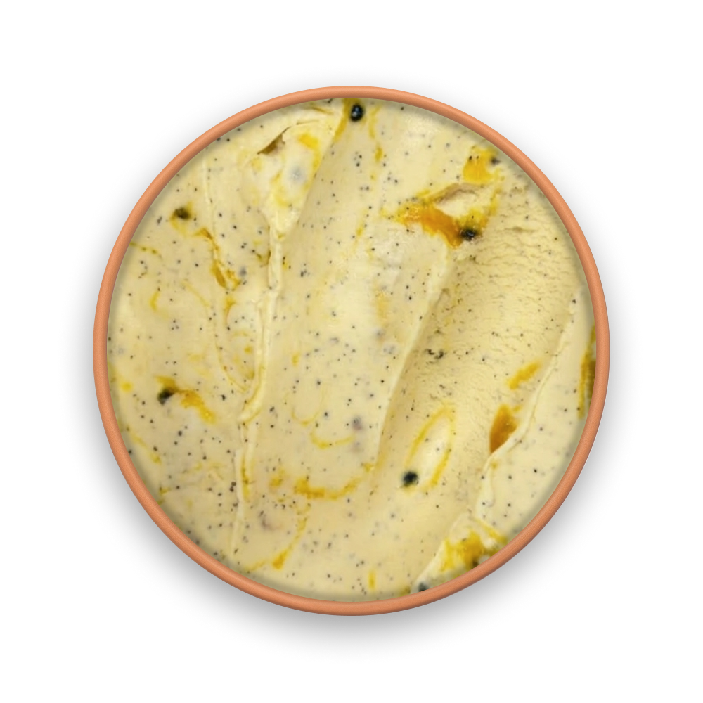 Gelato Mousse de Maracujá